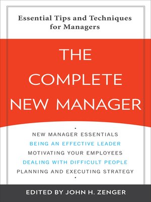cover image of Complete New Manager
